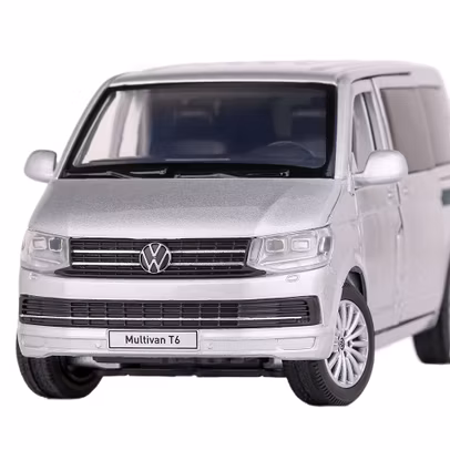 Macheta auto Volkswagen Multivan T6 2017 argintiu 1:32
