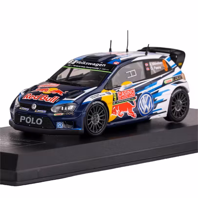 Macheta auto Volkswagen Polo R WRC 2015 1:43  #9 Mikkelsen IXO