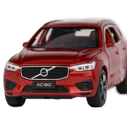Macheta auto Volvo XC60 rosu scara 1:32