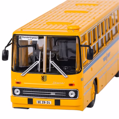 Macheta autobuz Ikarus 260 scara 1:43 galben