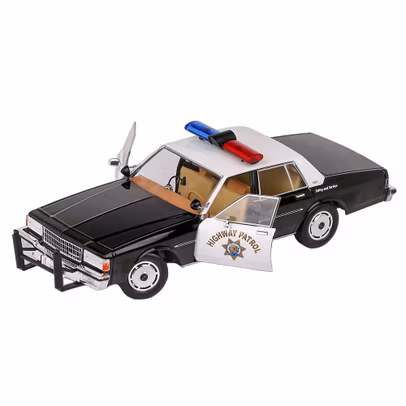 Macheta autospeciala Chevrolet Caprice 1989 Police California Highway Patrol 1:18