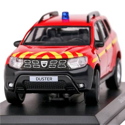 Macheta Autospeciala Dacia Duster 2020 Pompieri 1:43 Norev - vedere frontala