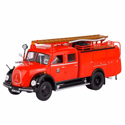 Macheta autospeciala Magirus Deutz Mercur TLF 16 Pompieri Madrid 1:43