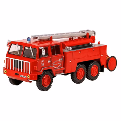 Macheta autospeciala Pompieri Berliet FF 6X6 rosu 1:43