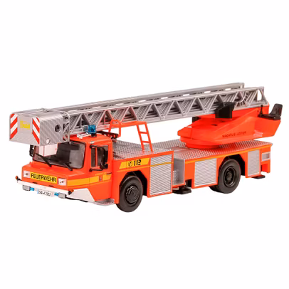 Macheta autospeciala Pompieri Iveco Magirus DLAk 23-12 rosu 1:43