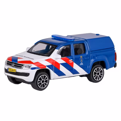 Macheta autospeciala Volkswagen Amarok Politia Militara Olanda albastru 1:43