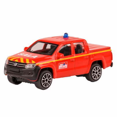Macheta autospeciala Volkswagen Amarok Pompieri rosu 1:43