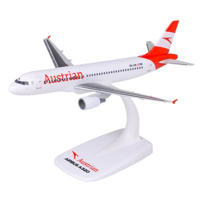 Macheta avion Airbus A320 Austrian Airlines 1-200 alb Herpa