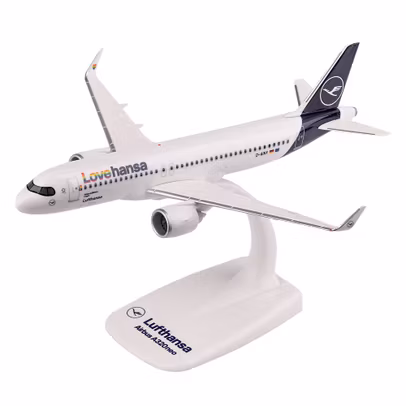 Macheta avion Airbus A320neo Lovehansa 1-200