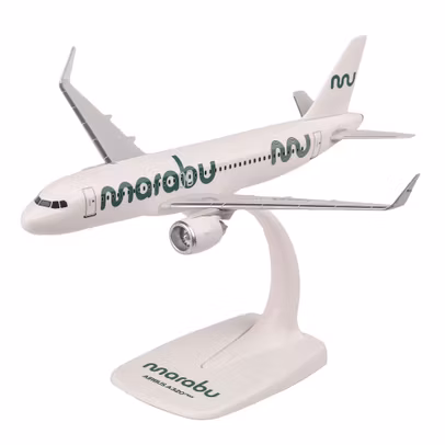 Macheta avion Airbus A320neo Marabu Airlines scara 1:200 PPC