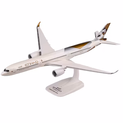 Macheta avion Airbus A350-1000 Etihad 1-200 PPC