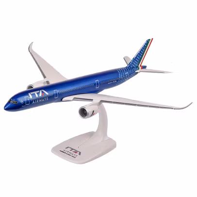 Macheta avion Airbus A350-900 ITA Airways albastru 1-200 PPC
