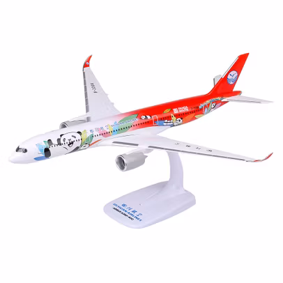 Macheta avion Airbus A350-900 Sichuan Panda scara 1-200