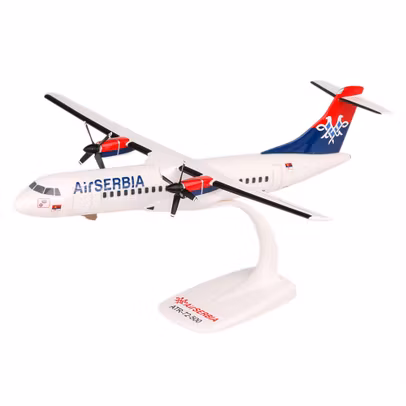 Macheta Avion ATR 72-200 Air Serbia YU-ALN 1:100