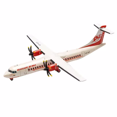Macheta avion ATR-72-600 Alliance Air alb cu rosu Herpa