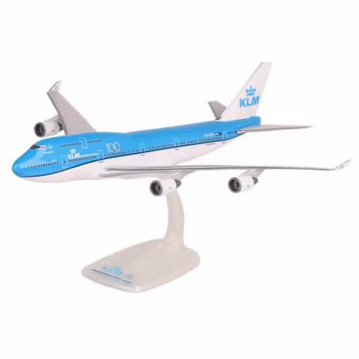 Macheta Avion Boeing 747-400 KLM City of Tokyo 100 Years PH-BFT 1:250