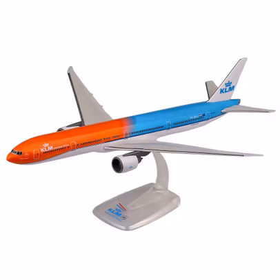 Macheta avion Boeing 777-300ER KLM rio scara 1-200 PPC