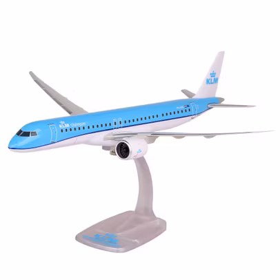 Macheta Avion Embraer E195-E2 KLM Cityhopper PH-NXS 1:100 - Avion de Pasageri de Colectie PPC Models