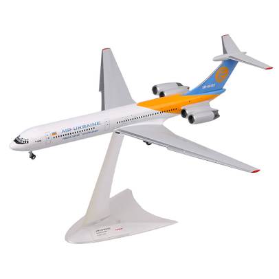 Macheta avion Ilyushin IL-62M Air Ukraine scara 1-200