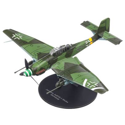 Junkers JU 87G-1 Stuka GERMANY 1940, macheta avion scara 1:72, camuflaj verde, Atlas