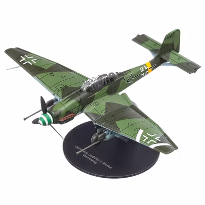 Macheta avion Junkers JU 87G-1 Stuka Germany 1940 camuflaj verde 1:72