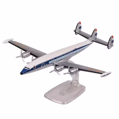 Macheta avion Lockheed L-1049 Super Constellation-The Super Connie KLM 1:125