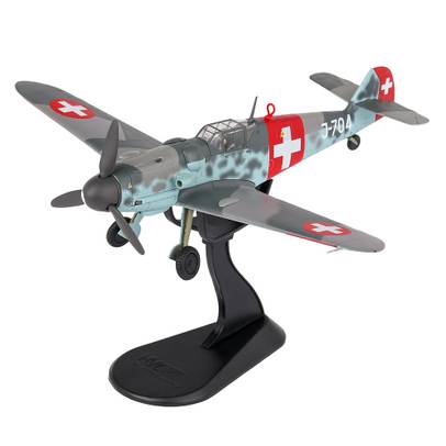 Macheta avion Messerschmitt BF 109G-6 Swiss Air Force J-704 1944 scara 1:48 Hobby Master