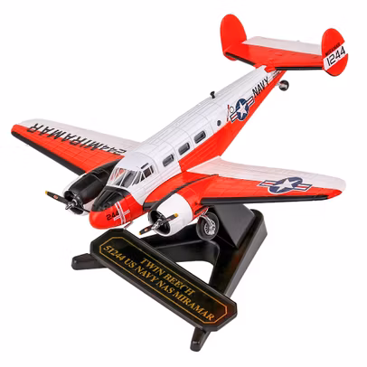 Macheta Avion Militar Beechcraft Twin Beech US Navy Oxford 1:72