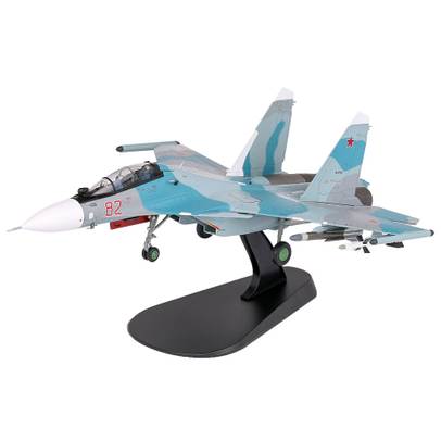 Macheta avion Sukhoi Su-30SM Flanker Red 82-RF-81740 Russian Air Force 2018 scara 1-72 Hobby Master