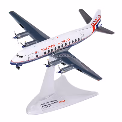 Macheta avion Vickers Viscount 800 British World Airlines