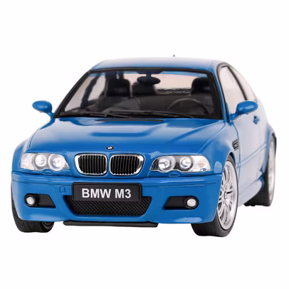 Macheta BMW M3 E46 2000 albastru 1:18 Solido