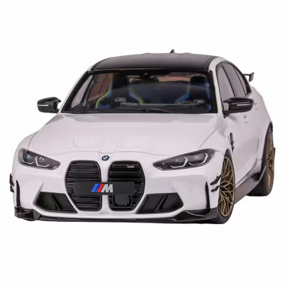 Macheta auto BMW M3 Performance Parts 2024 alb 1:18 Solido