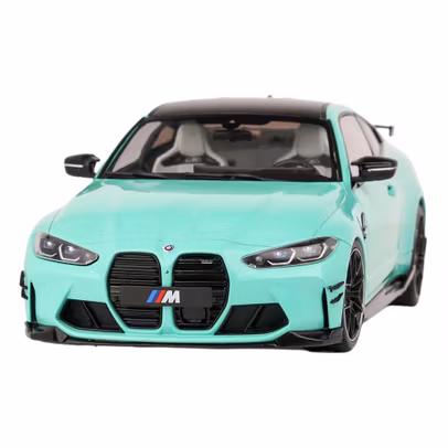 Macheta auto BMW M4 Performance Parts Solido Works 2024 Mint Green 1:18 Solido