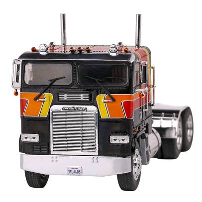 Macheta camion Freightliner FLA 1993 negru-orange - 1:43 IXO
