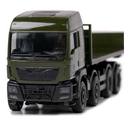 Macheta camion MAN TGS LX 8x4 platforma 1-87 Herpa