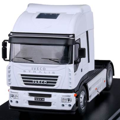 Macheta cap tractor Iveco Stralis 2012 alb 1:43-3