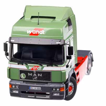 Macheta cap tractor MAN F2000 1994 scara 1:18 verde MCG