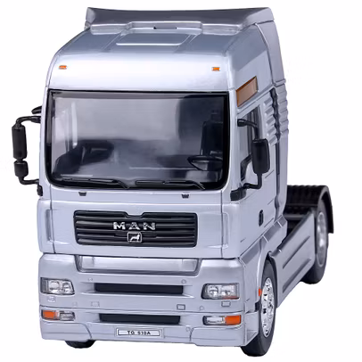 Macheta cap tractor MAN TG 510A XXL 2002 argintiu 1:32