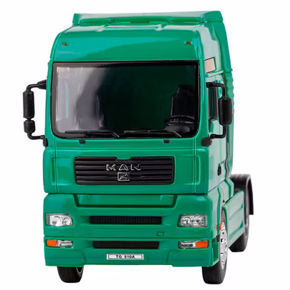 Macheta cap tractor MAN TG 510A XXL 2002 verde 1 32 Welly