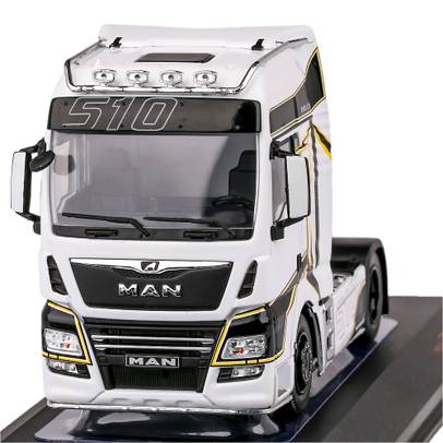 Macheta cap tractor MAN TGX XXL D 38 2020 alb 1:43