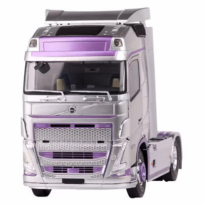 Macheta cap tractor Volvo FH Globetrotter XL 2023 gri 1:24 Solido