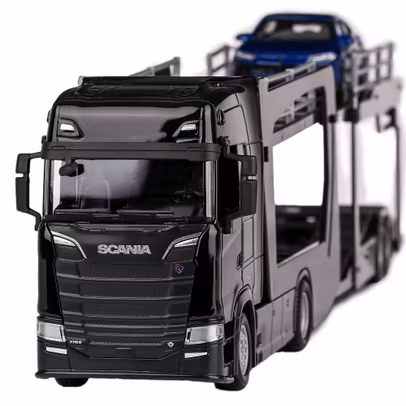 Macheta car transporter Scania S730 Highline+Lamborghini Urus 1:43