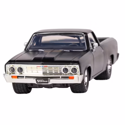 Chevrolet El Camino 1967 Fast and Furious 1-32 Matt Black Jada Toys