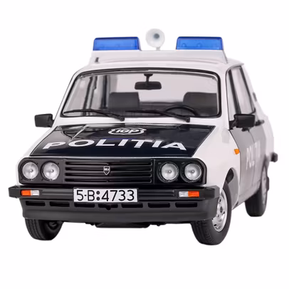 Macheta Dacia 1310 TLX Politia Romana 1:18 - Triple9 - Editie Limitata