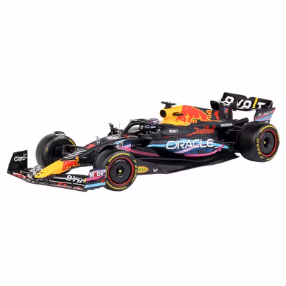 Macheta F1 Red Bull RB19 No.1 Verstappen GP Miami 2023 1:18 - vedere 3/4 stanga fata