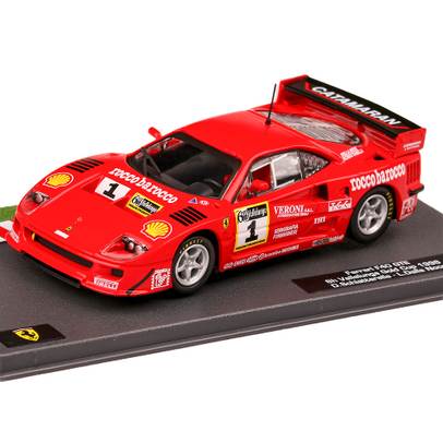 Macheta Ferrari F40 LM 3.5L Turbo V8 No.1 Winner 6h Vallelunga Gold Cup 1996 rosu 1-43