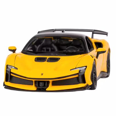 Macheta Ferrari SF90 XX Stradale 2024 Galben - Scara 1:24 - Bburago