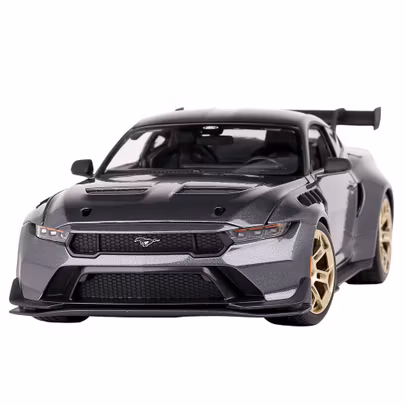 Macheta Ford Mustang GTD 2025 gri 1 18 Maisto