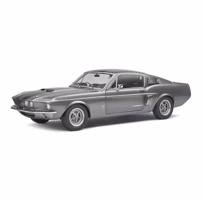 Ford Mustang Shelby Super Snake 2025 roșu dungi albe 1:18 Macheta auto metal Solido - vedere din fata