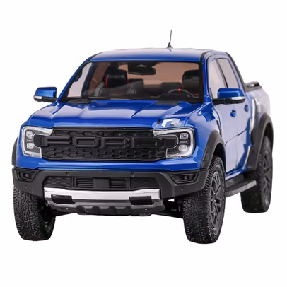 Macheta Ford Ranger Raptor 2024 Blue Lightning 1 18 Solido
